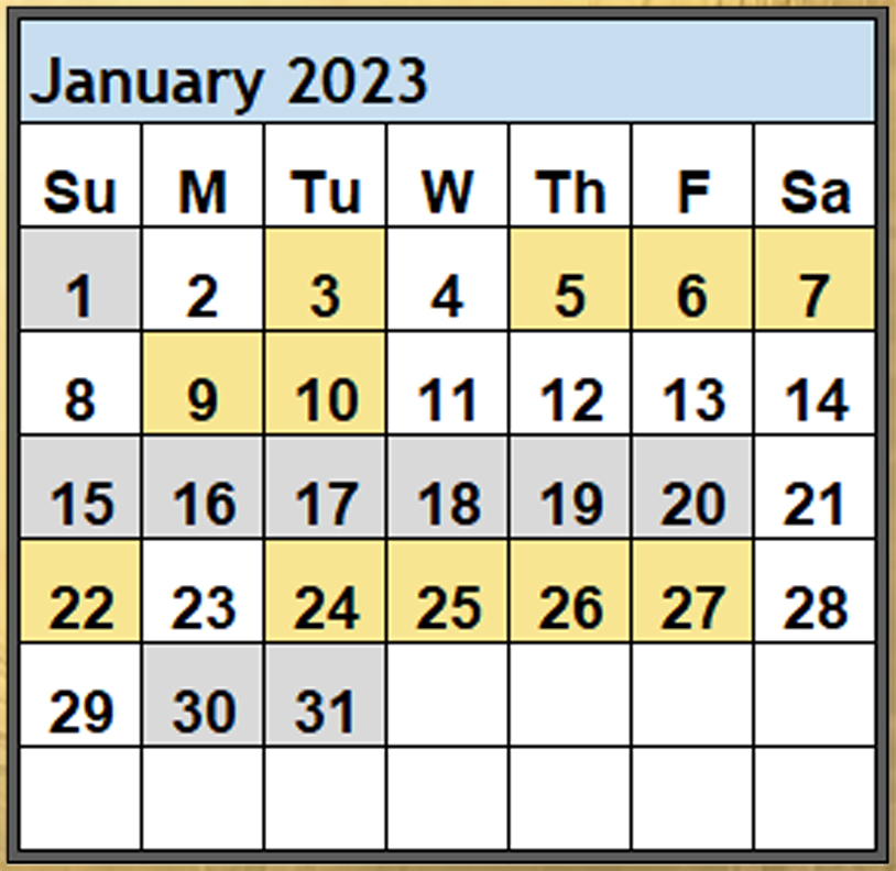Best-Worst Days 2023